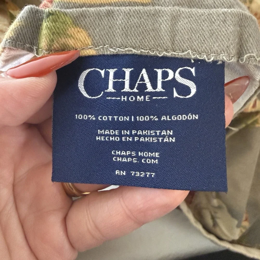 Ralph Lauren Chaps Hudson River Valley pair of Standard Pillow‎ Shams